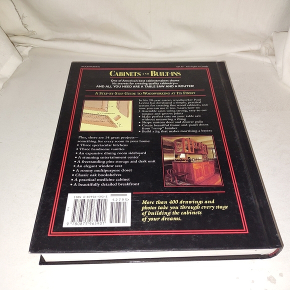 Cabinets and Built-in by Paul Levine 1994 HC Like New! - Picture 4 of 8